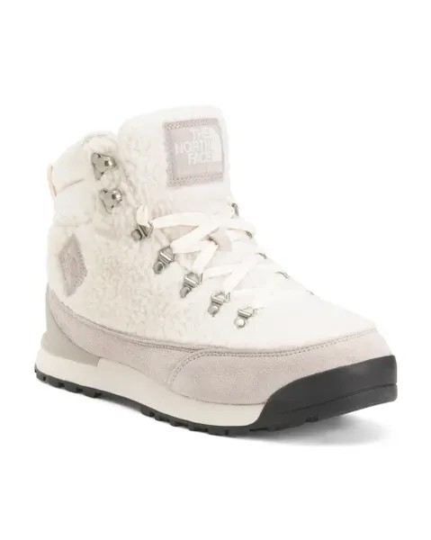 Ботинки Back To Berkeley IV с высоким ворсом The North Face, цвет Gardenia White/Silver Grey