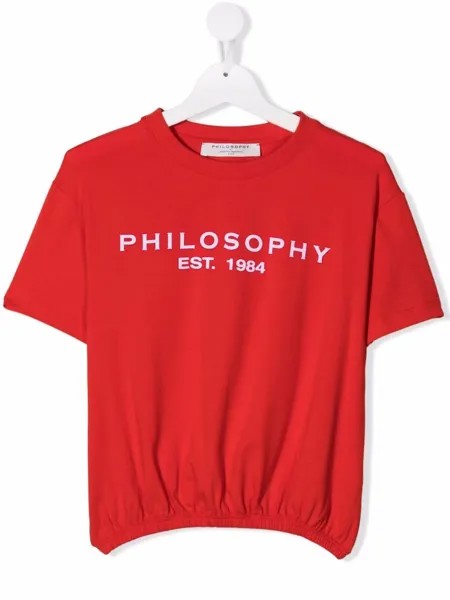 Philosophy Di Lorenzo Serafini Kids футболка с логотипом