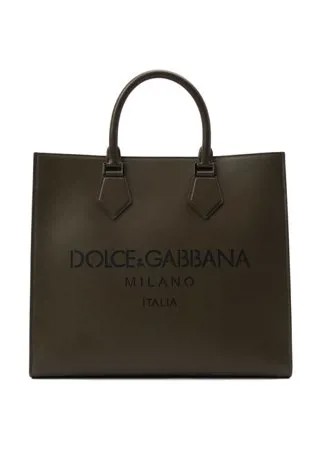 Кожаная сумка-тоут Edge Dolce & Gabbana