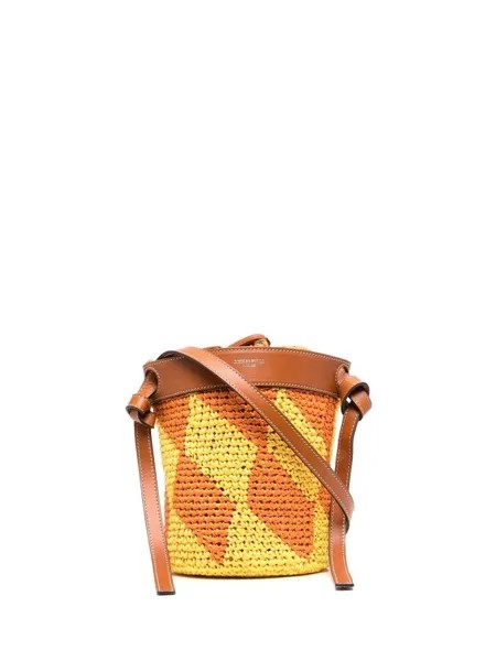 Emilio Pucci сумка-ведро с геометричным принтом