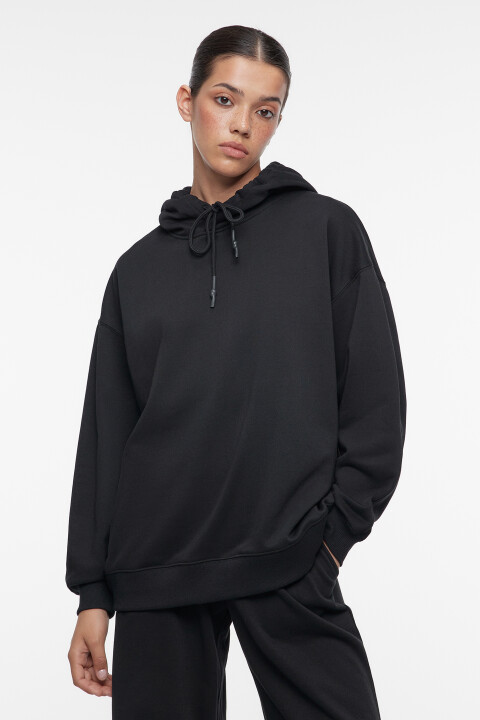 Худи oversize утепленная с начесом и капюшоном