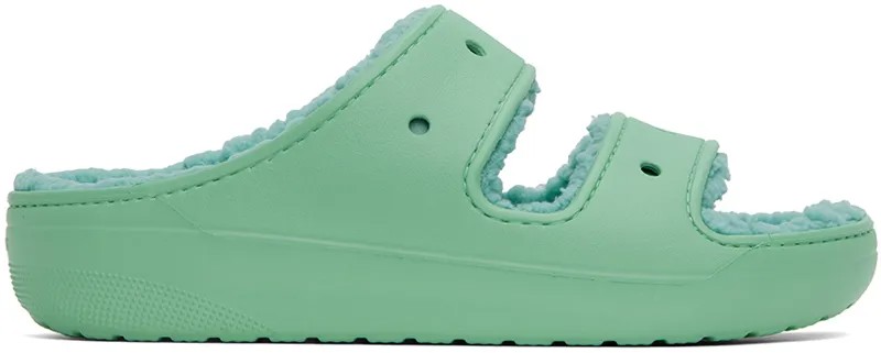 Зеленые классические сандалии Cozzzy Crocs