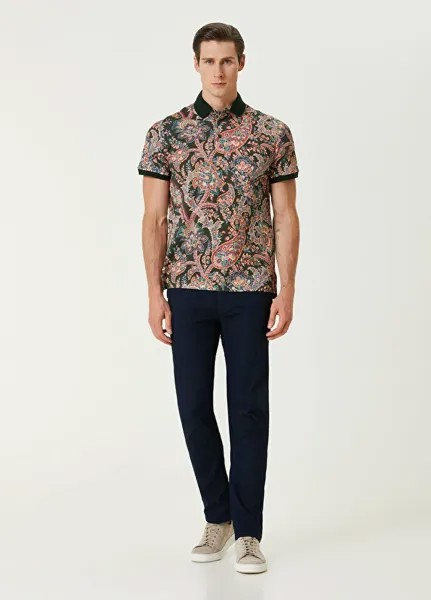 Джинсы с этническим рисунком Etro, синий