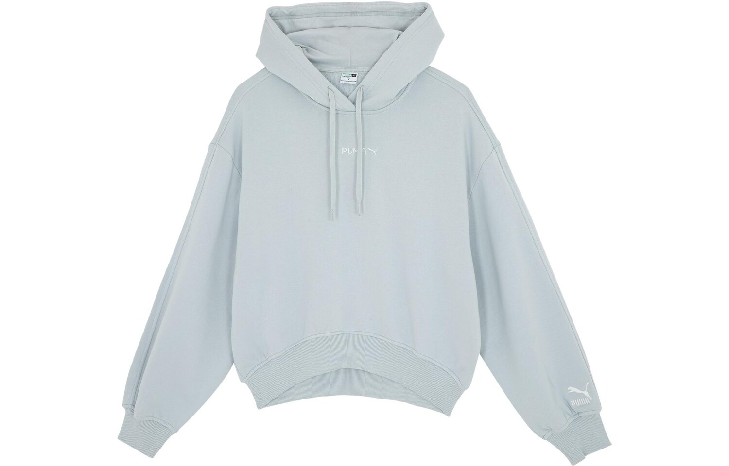 Свитшот женский платиново-серый Puma