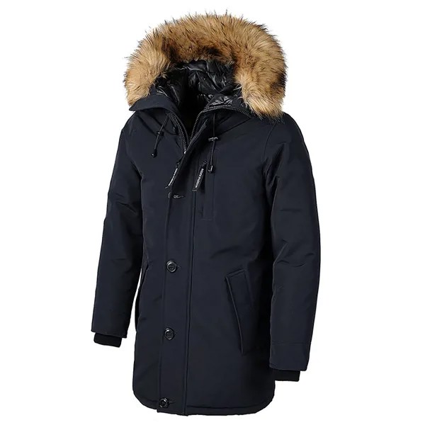 2019 мужские зимние куртки и пальто, толстые, теплые парки с изображением Минни для мужчин Новая повседневная куртка теплая одежда Homme на температуру-30 градусов, верхнее покрытие Европы S-2XL