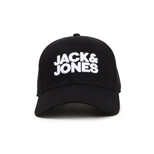 Бейсболка Jack & Jones, демисезон/лето, размер OS, черный