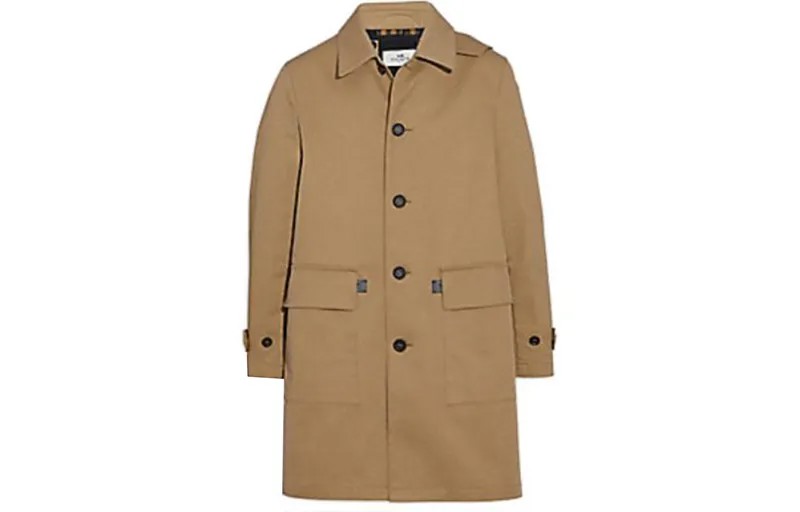 COACH Мужское пальто, цвет Camel