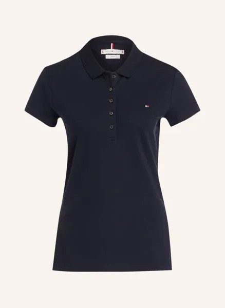 Рубашка поло TOMMY HILFIGER Piqué NEW CHIARA, темно-синий