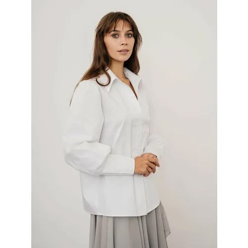 Рубашка Модный Дом Виктории Тишиной, размер M, белый
