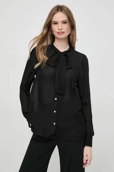 Шелковая рубашка Michael Michael Kors, черный