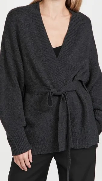 Кардиган Le Kasha Aomori Cashmere, угольный