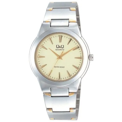 Наручные часы Q&Q VL90-400, серебряный, бежевый