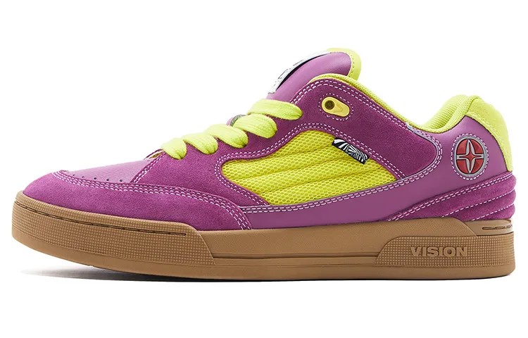 Кроссовки vision street wear Savvy Skateboarding Shoes Unisex Low-top Green, фиолетовый