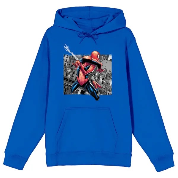 Пуловер с капюшоном BIOWORLD Spider-Man, роял