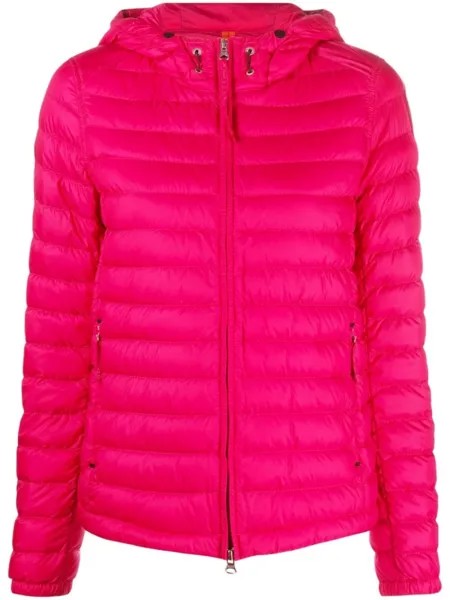 Parajumpers пуховик на молнии с капюшоном, розовый