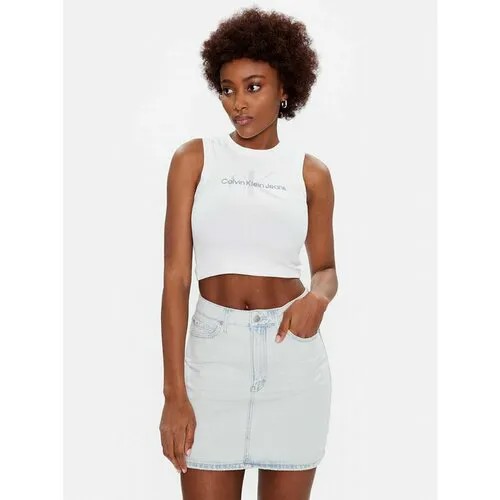 Топ Calvin Klein Jeans, размер 3XL [INT], белый
