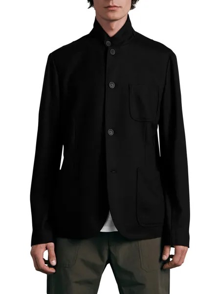 ICONS Армейская куртка из японской шерсти rag & bone, черный