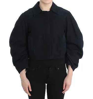 Куртка GF Gianfranco Ferre Синее джинсовое пальто Блейзер короткий 2 в 1 IT40/US6 Рекомендуемая розничная цена 450 долларов США