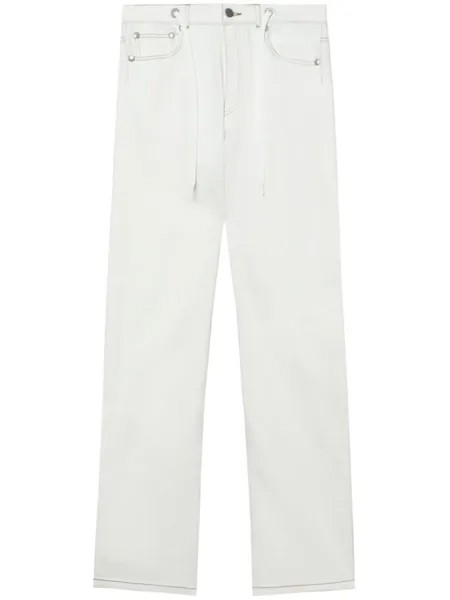 A.P.C. прямые джинсы Sureau средней посадки, нейтральный цвет