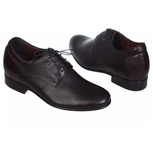 Кожаные мужские туфли черного цвета Conhpol С-6466-0800-00S01