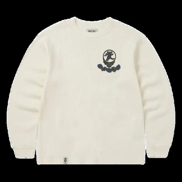 Топ Thisisneverthat thisisneverthat x Grateful Dead SYF Waffle Long-Sleeve 'Off White', белый