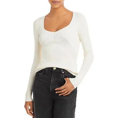 Женская блузка-рубашка с круглым вырезом в рубчик Rag - Bone Asher BHFO 5466