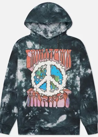 Мужская толстовка Chinatown Market Peace On Earth Logo Hoody, цвет чёрный, размер S