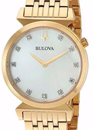 Японские наручные  женские часы Bulova 97P149. Коллекция Regatta