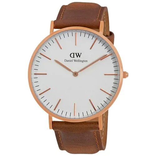 Наручные часы Daniel Wellington Classic Durham Gold, коричневый