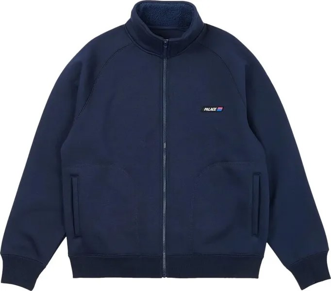 Толстовка Palace Fleece Bonded Full Zip 'Navy', синий