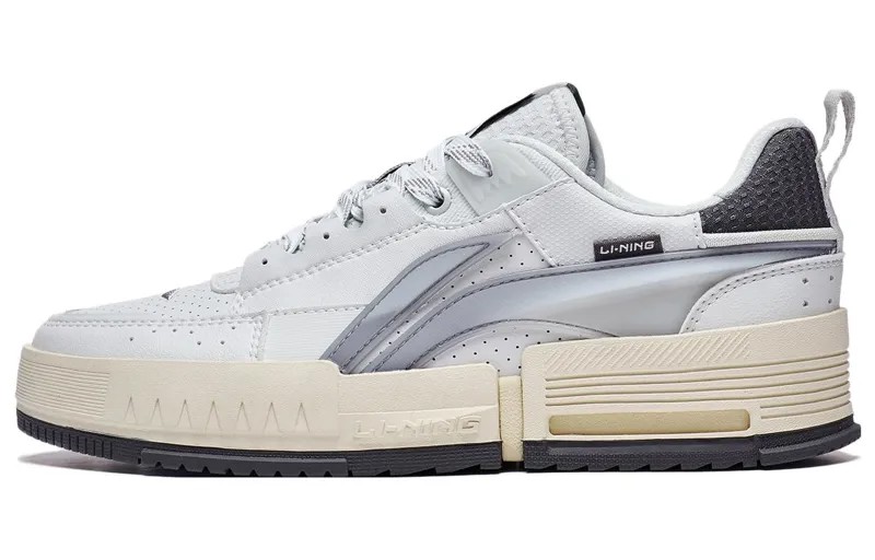 LINING Li Cheng Lifestyle Shoes Women's Low-top White/gray