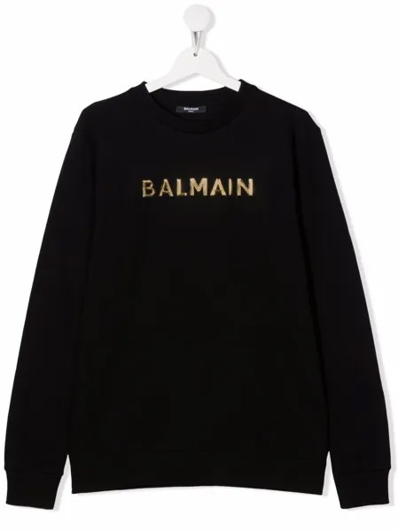 Balmain Kids толстовка с логотипом
