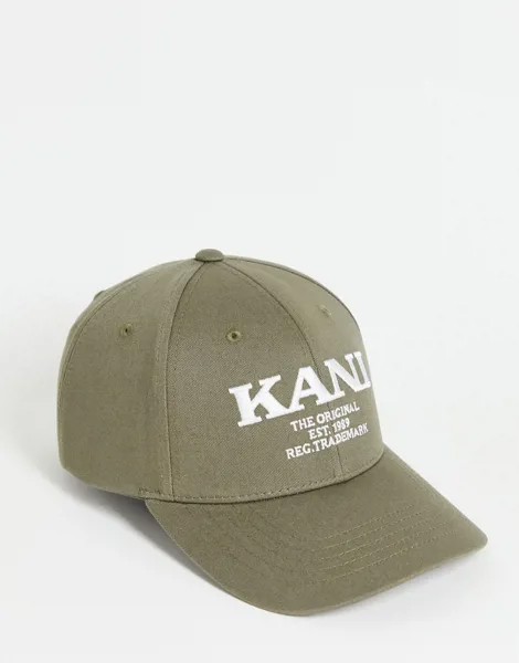 Темно-зеленая кепка в стиле ретро Karl Kani-Зеленый цвет