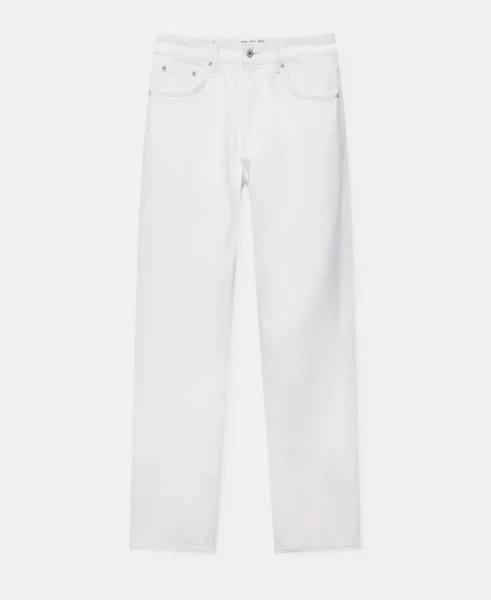 Джинсы Pull&Bear Wide Leg, белый