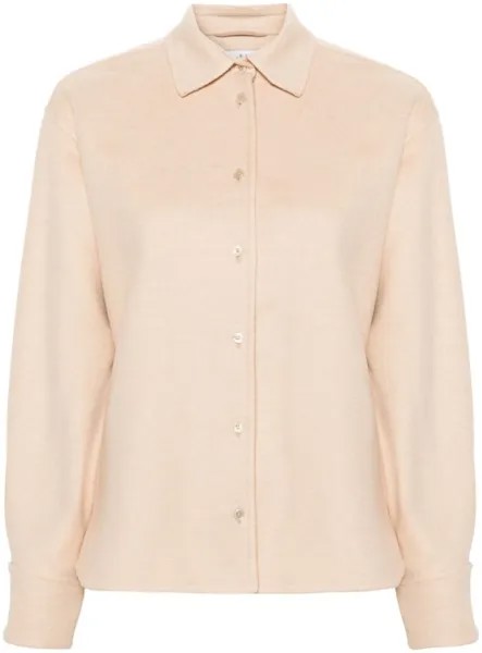 Max Mara шерстяная рубашка Macro, нейтральный цвет