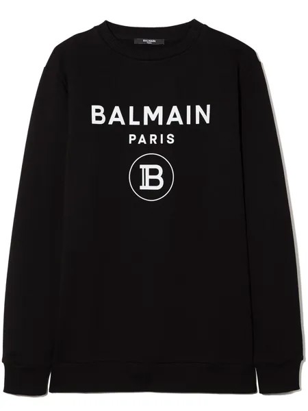 Balmain Kids толстовка с логотипом
