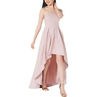 Женское розовое вечернее платье без бретелек Speechless из крепа для юниоров 1 BHFO 1516