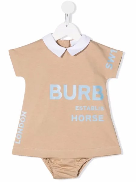 Burberry Kids платье с принтом Horseferry