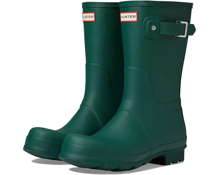 Ботинки Hunter Original Short Rain Boots, цвет Thicket Green