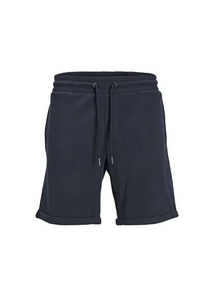 Мужские спортивные шорты темно-синего цвета Comfort Fit JPSTSMART SWEAT SHORTS AM Jack & Jones, темно-синий