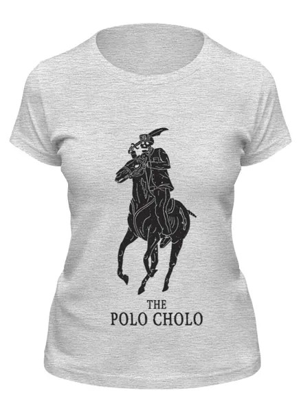 Футболка женская Printio The polo серая 2XL