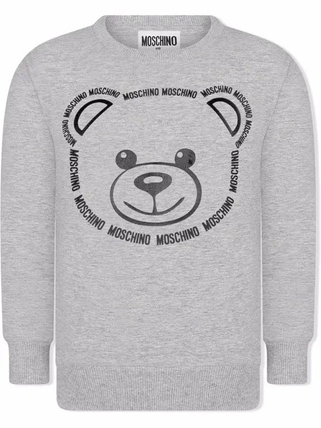 Moschino Kids толстовка Teddy Bear с логотипом