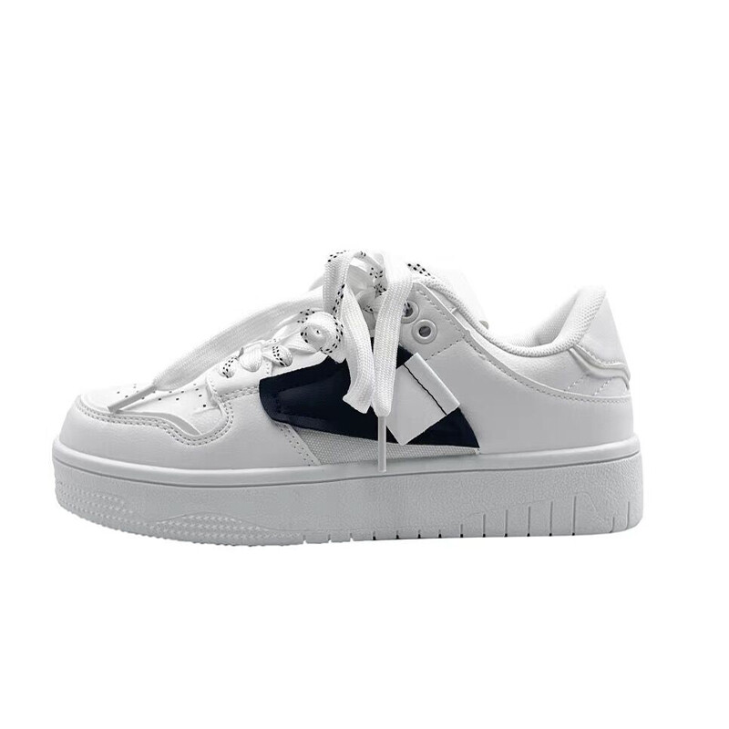 Кроссовки Quantity LIANGHUO Skateboarding Shoes Unisex Low-top, белый/черный