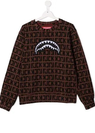 Sprayground толстовка с принтом FJCK