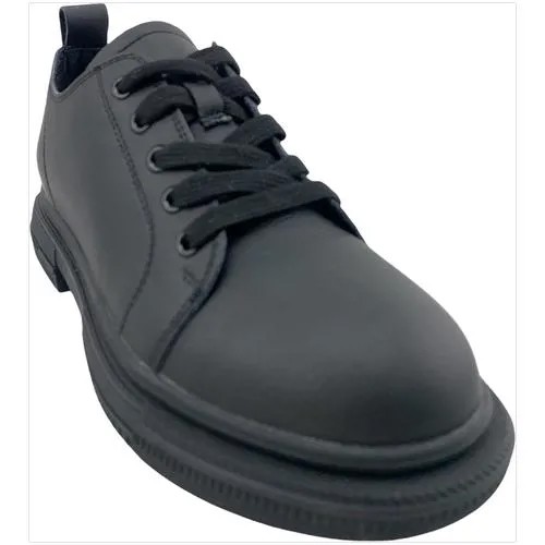 CVMARTANNI Туфли из натуральной кожи на маленьком каблуке (4507) Размер: 38, Цвет: Черный