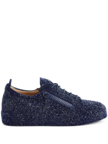 Giuseppe Zanotti кеды с блестками, синий