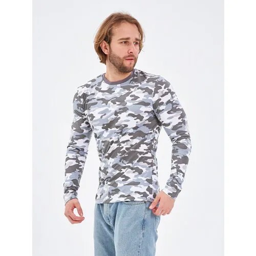 Лонгслив Cat Fit, размер 50, серый