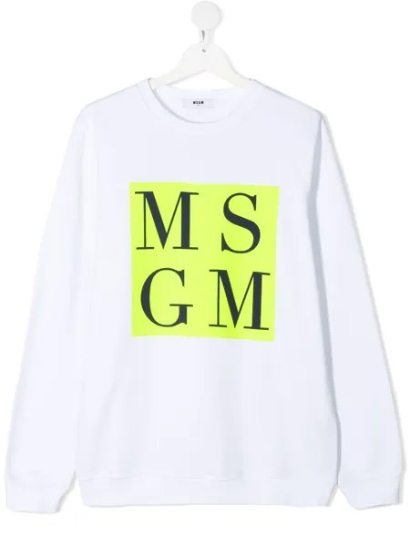 MSGM Kids толстовка с логотипом