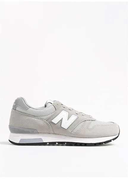 Серые женские повседневные туфли из замши и кожи New Balance