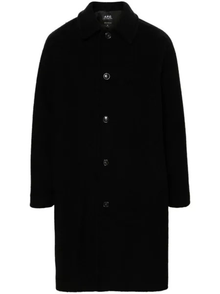 A.P.C. пальто Gaston, черный